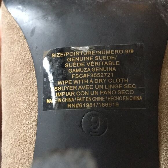 VINTAGE tan suede leather fur boot - Picture 2 of 15